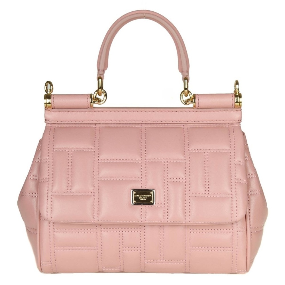 Dolce & Gabbana Pink Matelasse Sicily Bag